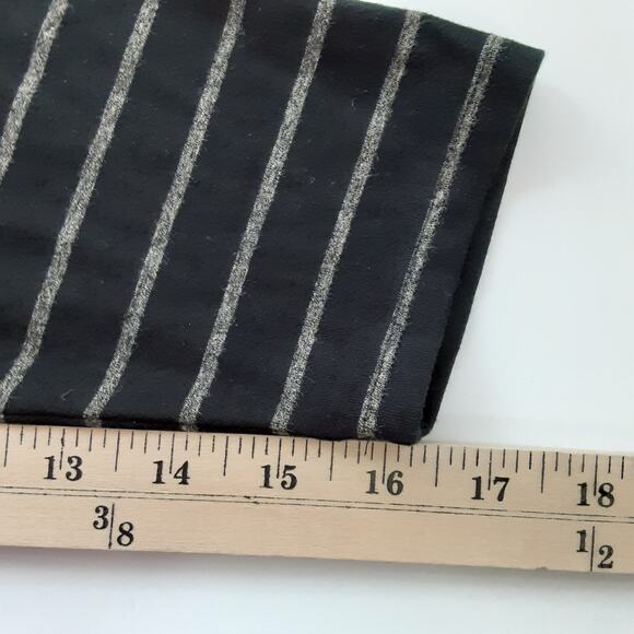 Liv By Habitat Clothes Cowl Neck Sweater Gray Stripe Oversized Women L Lagenlook - Picture 10 of 10